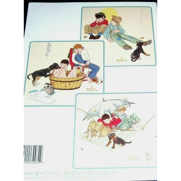 Cross Stitch Me And My Pal Series Norman Rockwells Four Seasons #72 Gloria & Pat - Picture 4 of 6